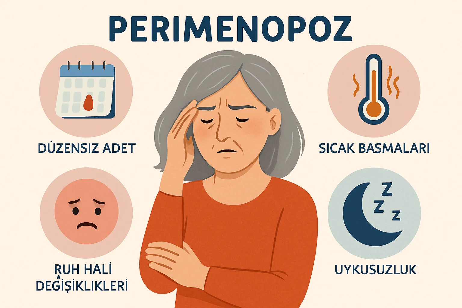 Perimenopoz Nedir? Perimenopoz Belirtileri Nelerdir? Perimenopoz Kaç Yaşında Başlar? Perimenopoz Nedenleri Nelerdir? Perimenopoz Tedavisi Nasıl Olur?