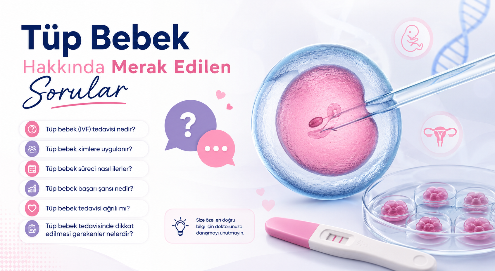 Tüp Bebek Hakkında Merak Edilen Sorular – Bursa Nilüfer FSM Kadın Hastalıkları ve Doğum, Tüp Bebek Tedavisi